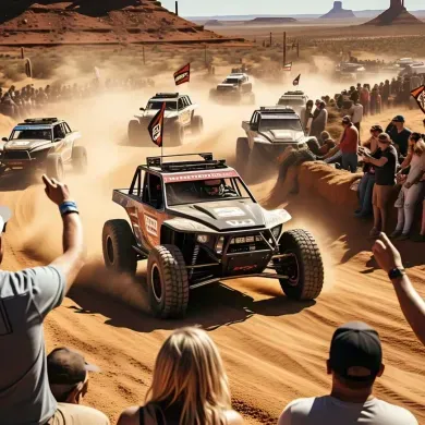 Momen Tak Terduga: Penonton dan Lumpur di Balapan Offroad